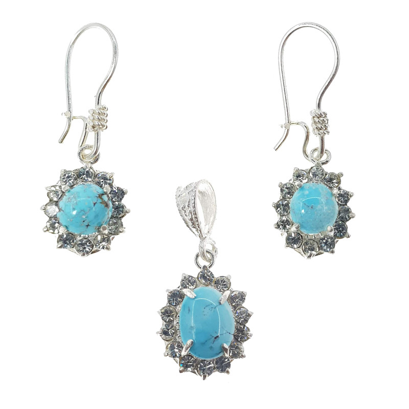 نیم ست نقره زنانه سلین کالا مدل Ce-fir2