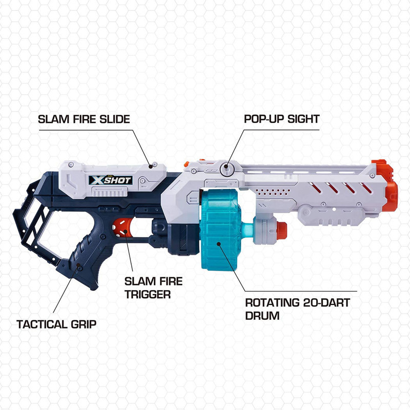 تفنگ بازی زورو سری X-Shot مدل Turbo Fire