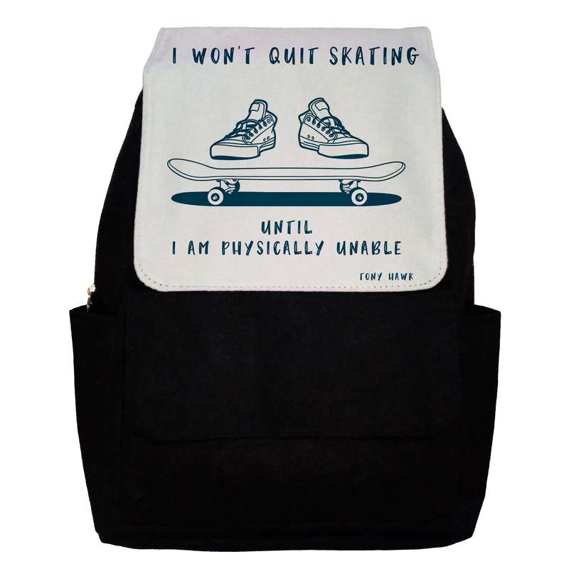 کوله پشتی طرح Skateboarding Quote مدل G11 کوله پشتی طرح Skateboarding Quote مدل G11