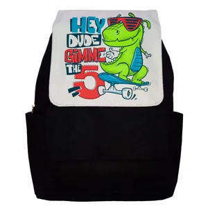 کوله پشتی طرح Dinosaur Skateboarding مدل G21