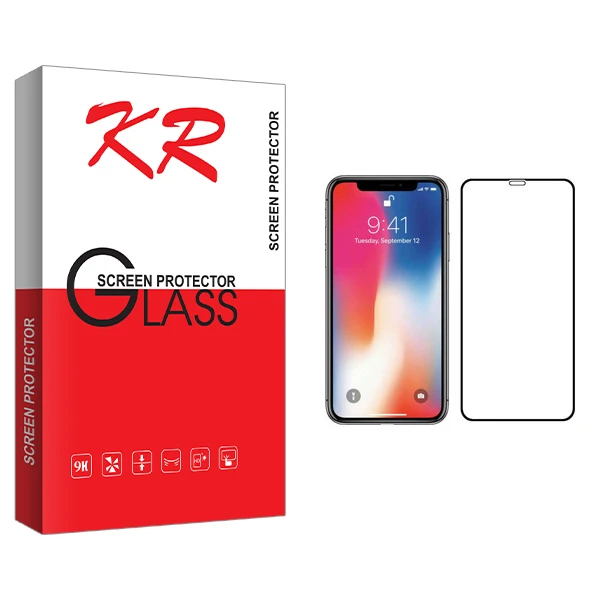 محافظ صفحه نمایش کی آر مدل +HD مناسب برای گوشی موبایل اپل iPhone X