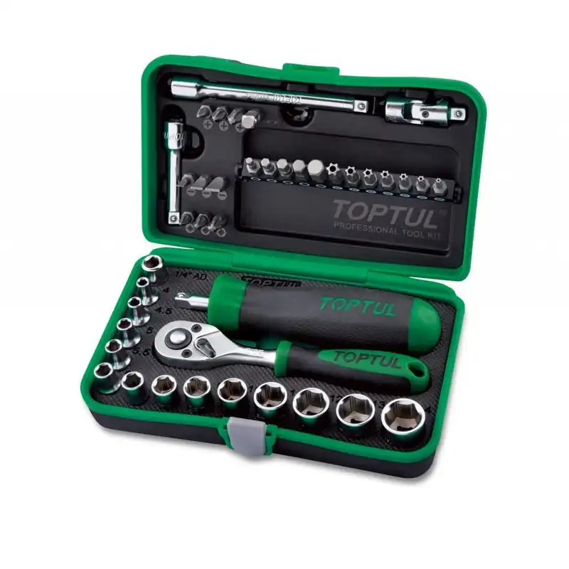 مجموعه 41 عددی آچار بکس تاپ تول کد GADW4101