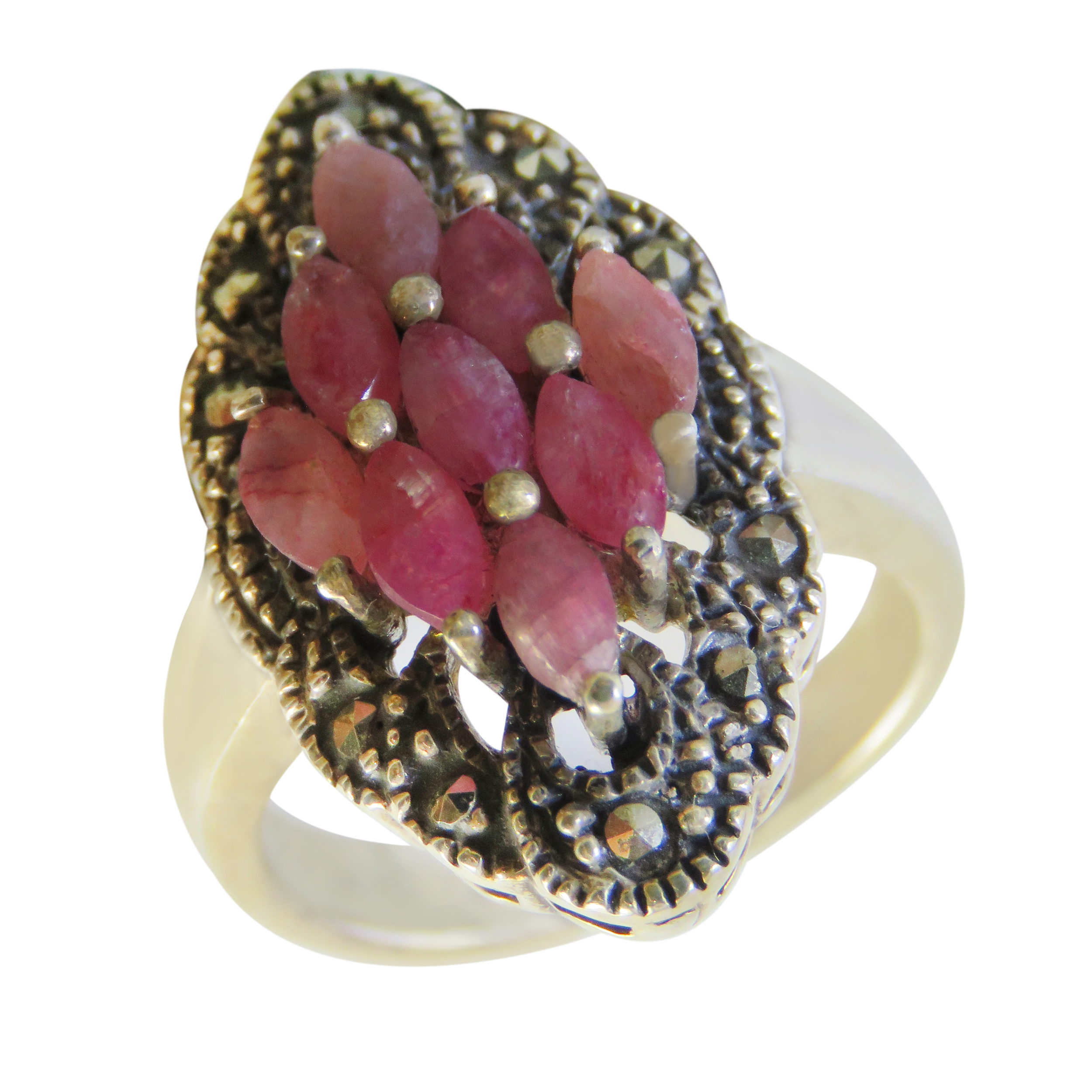 انگشتر نقره زنانه کد 2371