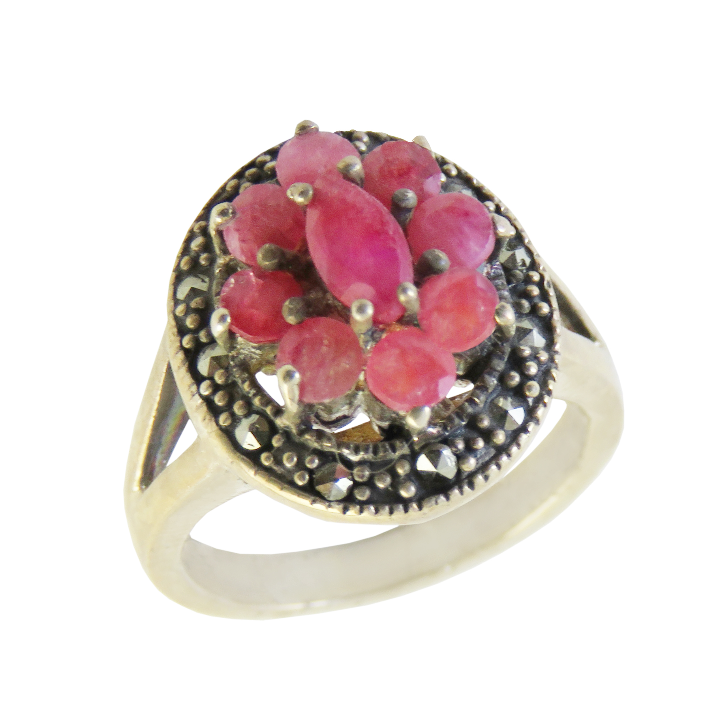 انگشتر نقره زنانه کد 2372