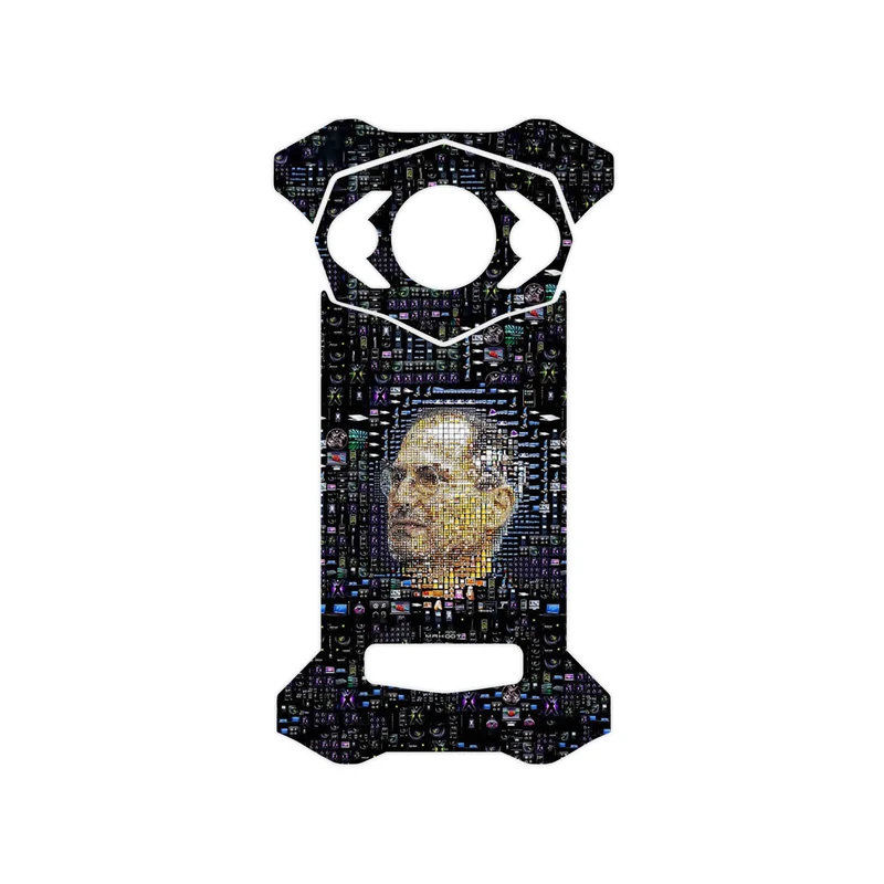 برچسب پوششی ماهوت مدل Collage of Steve Jobs 2 مناسب برای گوشی موبایل دوجی S98 Pro