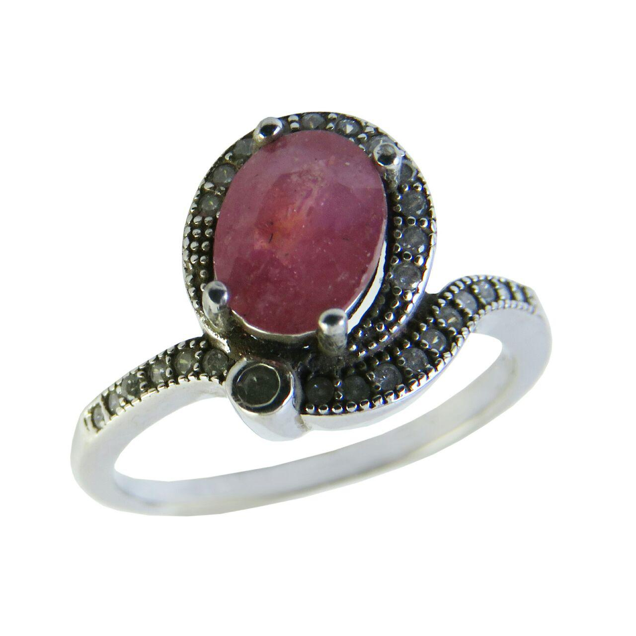 انگشتر نقره زنانه کد 2374