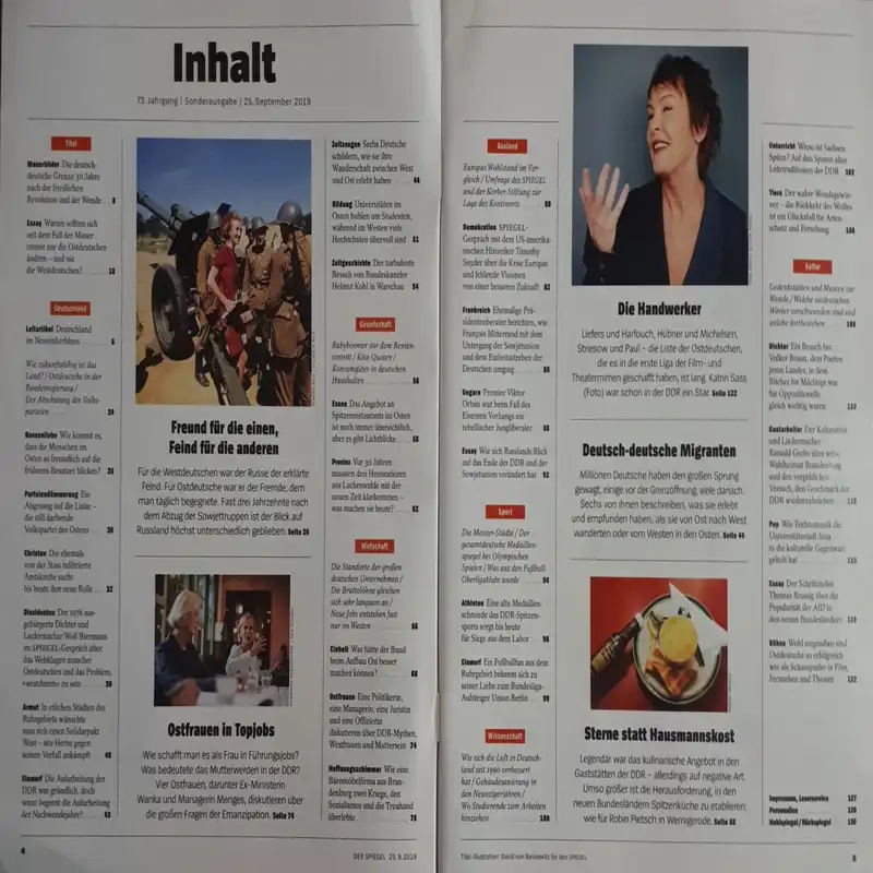 مجله اشپيگل سپتامبر 2019