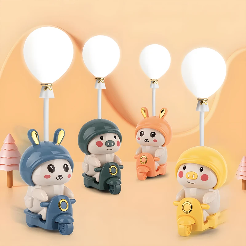 چراغ مطالعه مدل عروسک موتور سوار کد HD3488