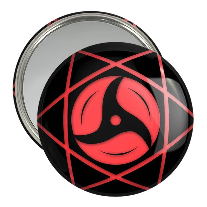 آینه جیبی خندالو مدل شارینگان انیمه ناروتو Naruto  کد 11252