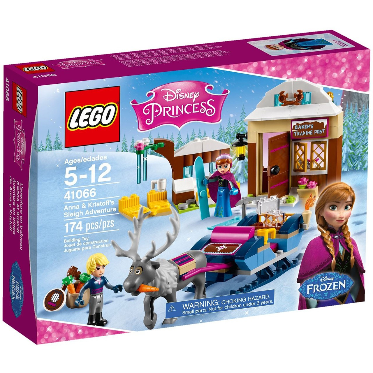 لگو سری Disney Princess مدل Anna And Kristoff Sleigh Adventure 41066