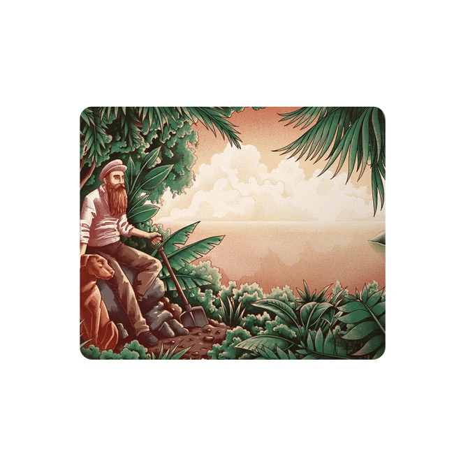 ماوس پد طرح مرد و سگ کد DDS102