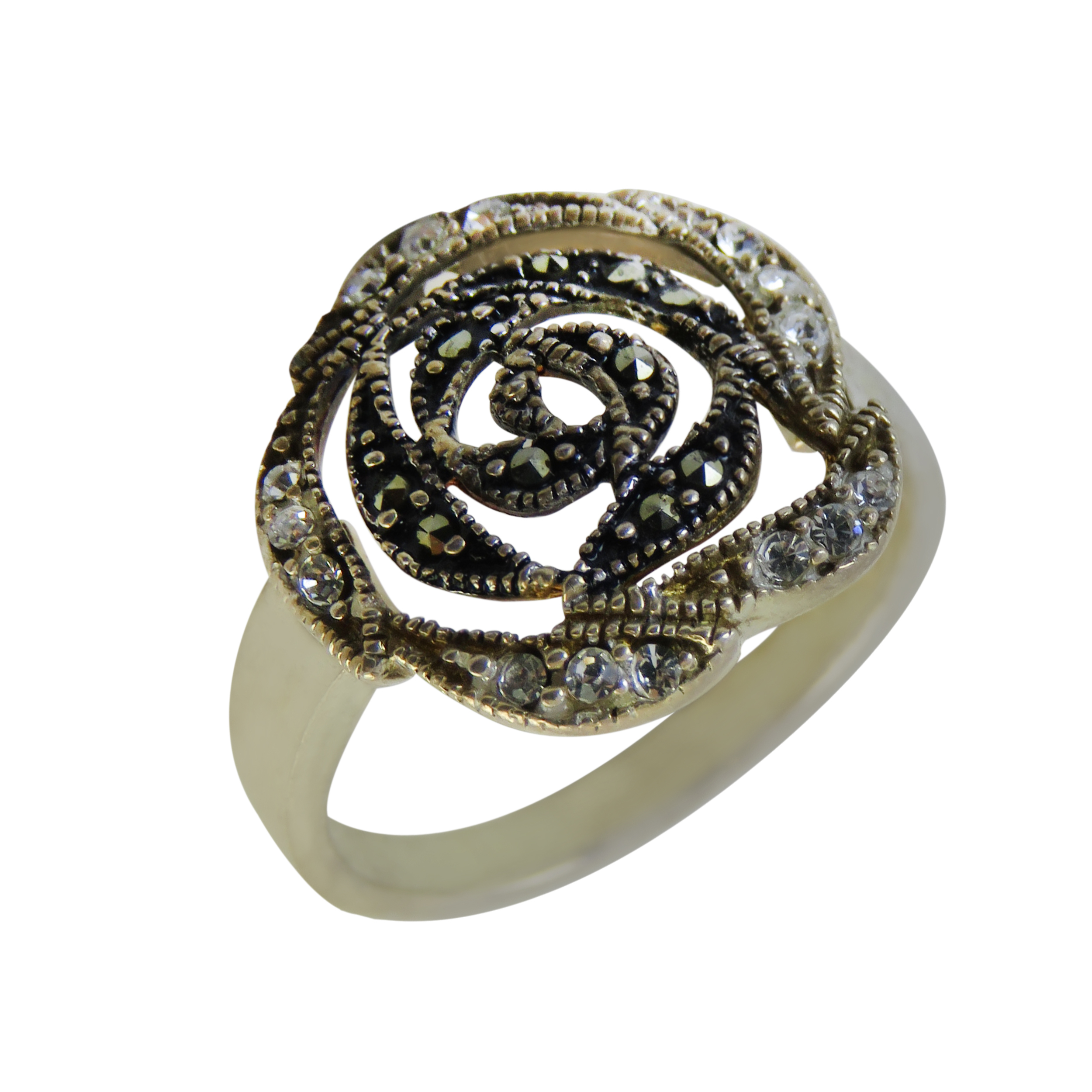 انگشتر نقره زنانه کد 2392