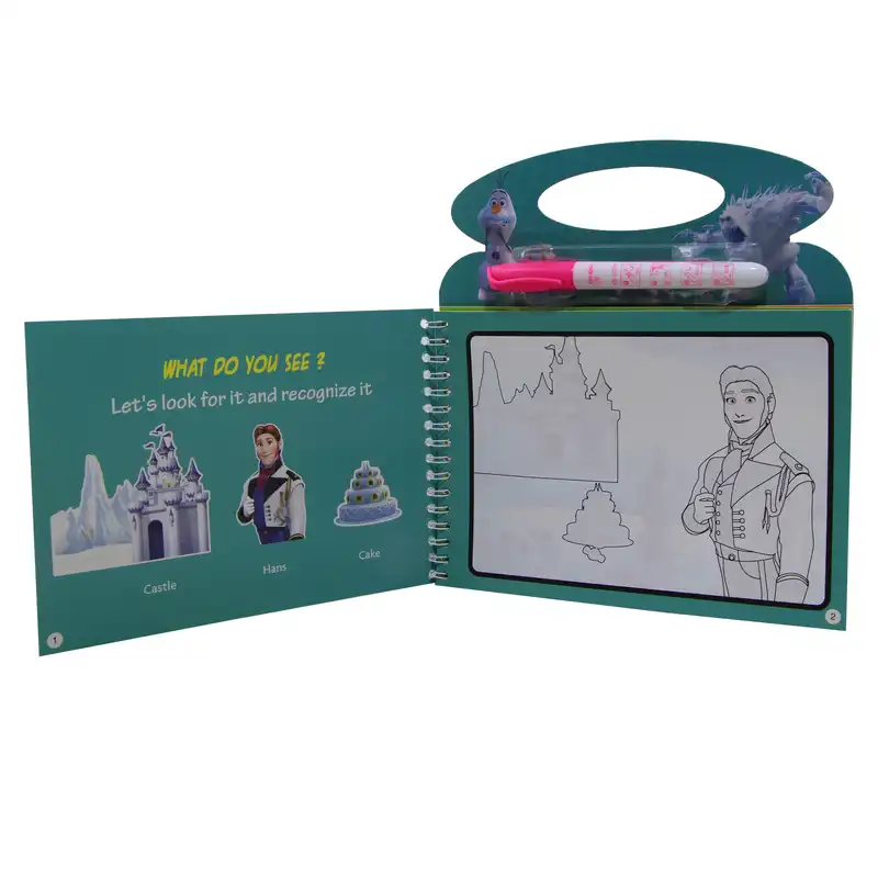 دفتر رنگ آمیزی مدل iceprincess کد bh3-07