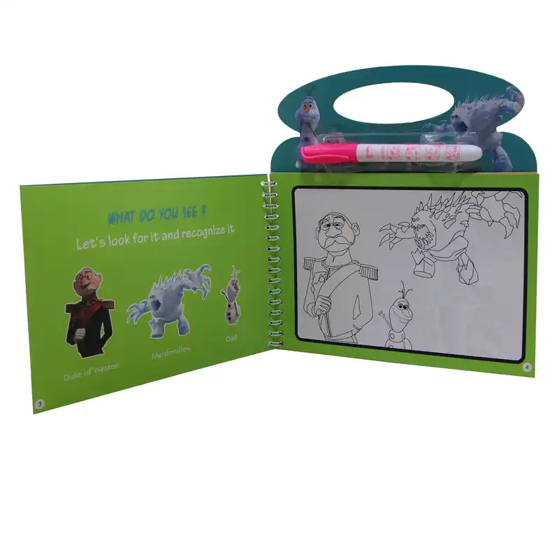 دفتر رنگ آمیزی مدل iceprincess کد bh3-07