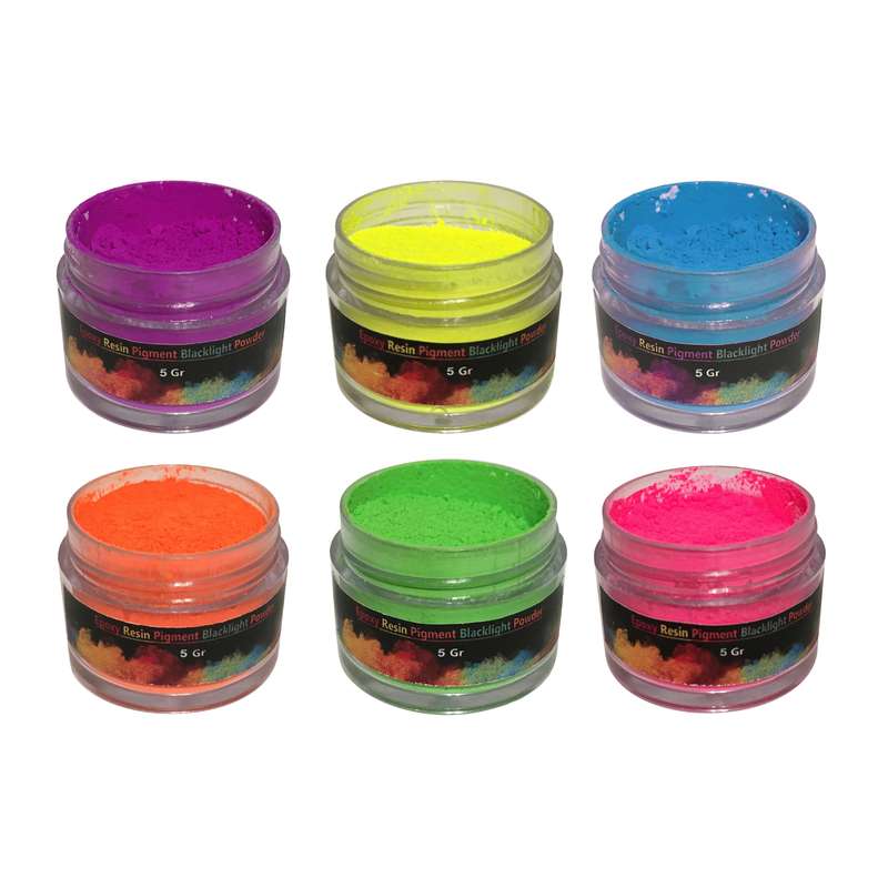 پودر رنگ رزین اپوکسی کد Neon06 بسته 6 عددی پودر رنگ رزین اپوکسی کد Neon06 بسته 6 عددی
