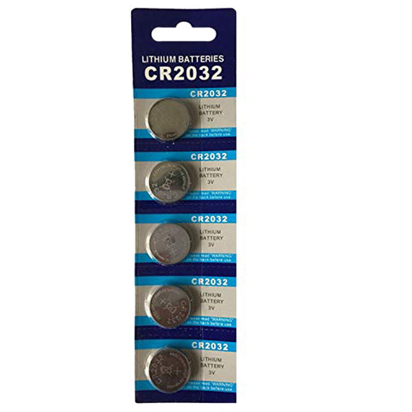 باتری سکه ای مدل CR2032 بسته 5 عددی