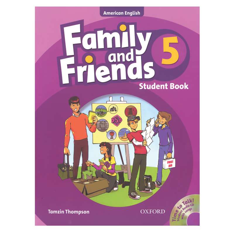 کتاب Family and friends 5 اثر tamzin Thompson انتشارات Oxford