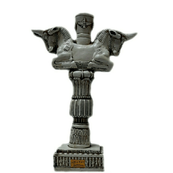 مجسمه طرح سرستون گاو کد AS-1015