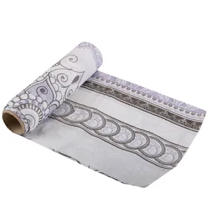 سفره یکبار مصرف طرح اسلیمی کد 129 رول 50 متری