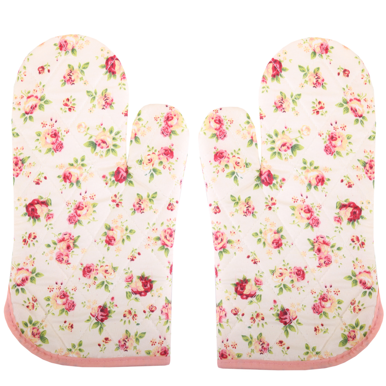 دستکش فر طرح گل بسته 2 عددی