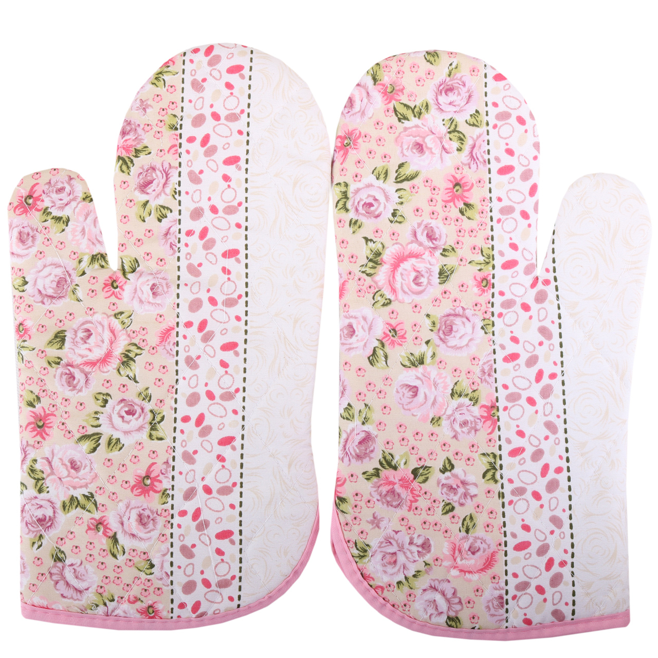 دستکش فر طرح گل بسته 2 عددی