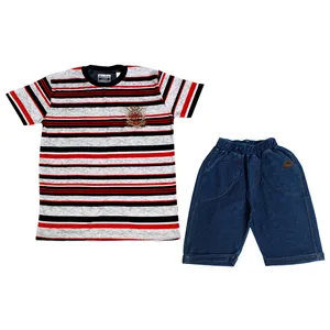  ست تی شرت و شلوارک پسرانه آیریس کیدز کد 2-370267