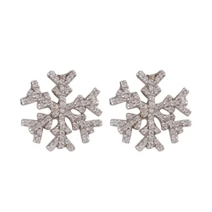 گوشواره طلا 18 عیار زنانه جواهری گاندی مدل 29764