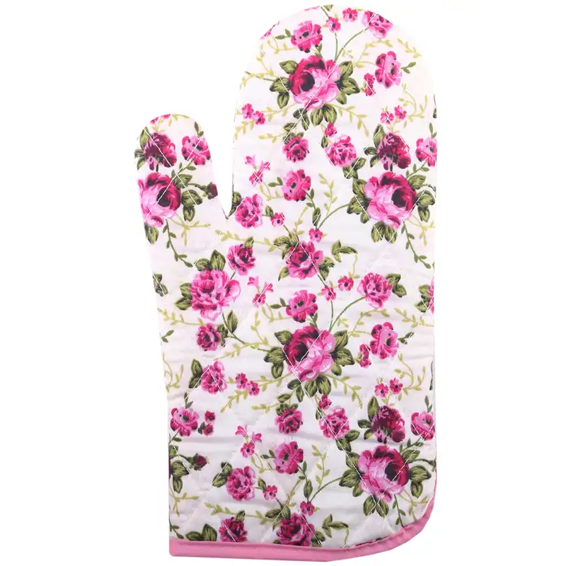 دستکش فر طرح گل بسته 2 عددی