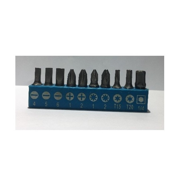 مجموعه 10عددی سری پیچ گوشتی مدل25