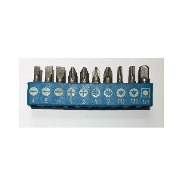 مجموعه 10عددی سری پیچ گوشتی مدل25