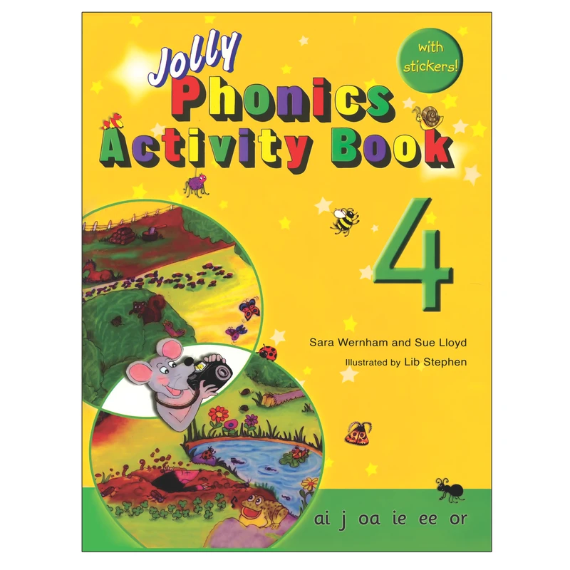 کتاب 4 Jolly Phonics Activity Book اثر Sara Wernham and Sue Lioyd انتشارات Jolly Learning