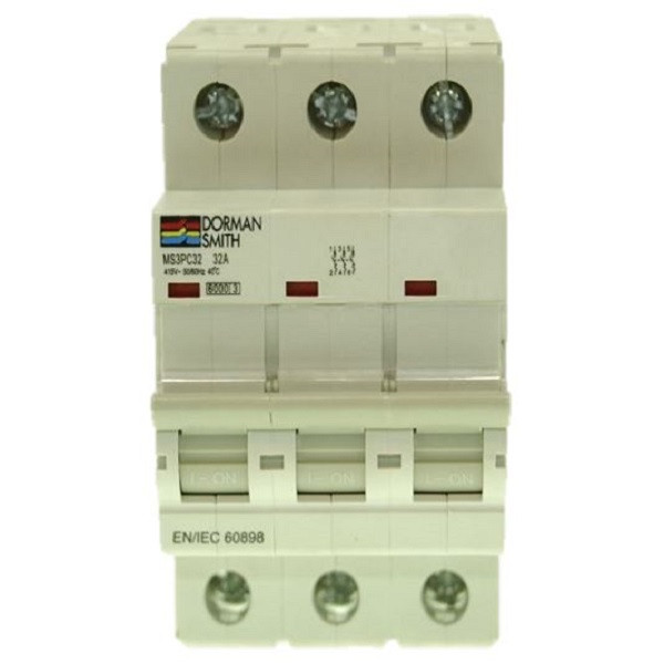 فیوز مینیاتوری سه فاز 50 آمپر دورمن اسمیت مدل MS3PC50