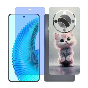 Glass together model matte anti blue screen protector suitable for Honor X9b mobile phone with back cover sticker