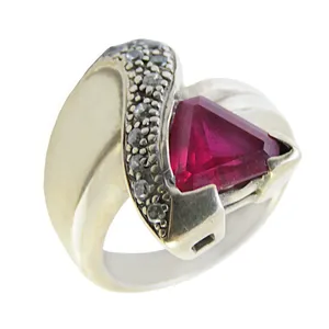 انگشتر نقره زنانه کد 2408