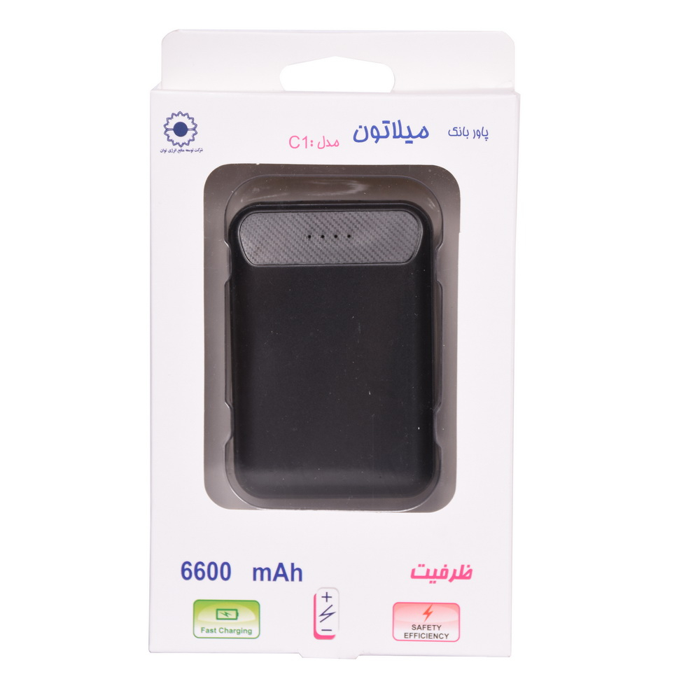 شارژر همراه میلاتون مدل C1 ظرفیت 6600 میلی آمپرساعت
