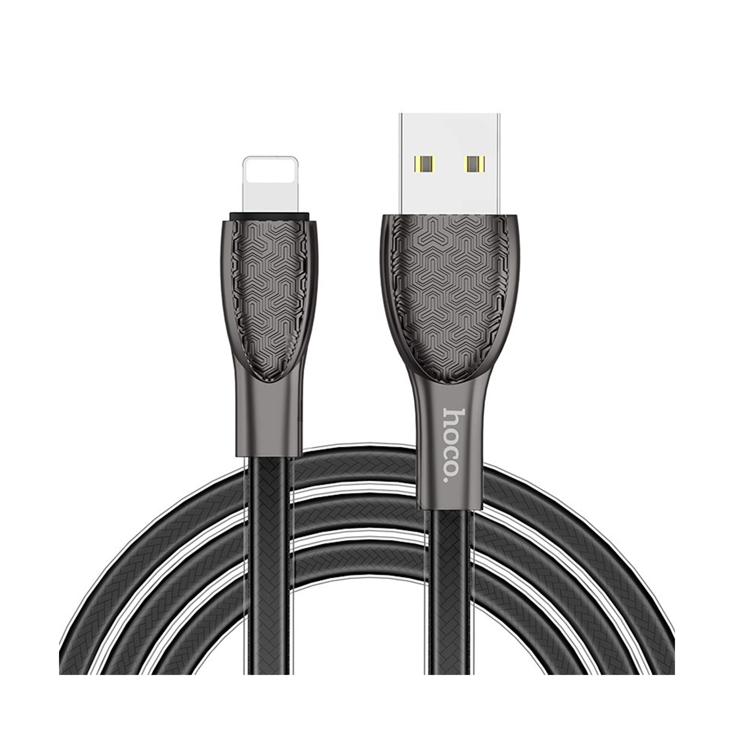 کابل تبدیل USB به لایتنینگ هوکو مدل U52 طول 1.2 متر