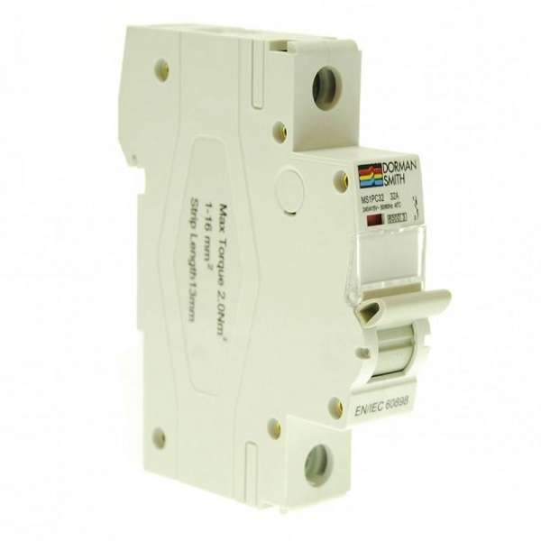 فیوز مینیاتوری تک فاز 40 آمپر دورمن اسمیت مدل MS1PB40