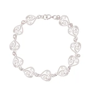 دستبند نقره زنانه کد B4921