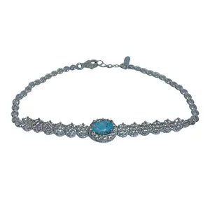 دستبند نقره زنانه کد 30