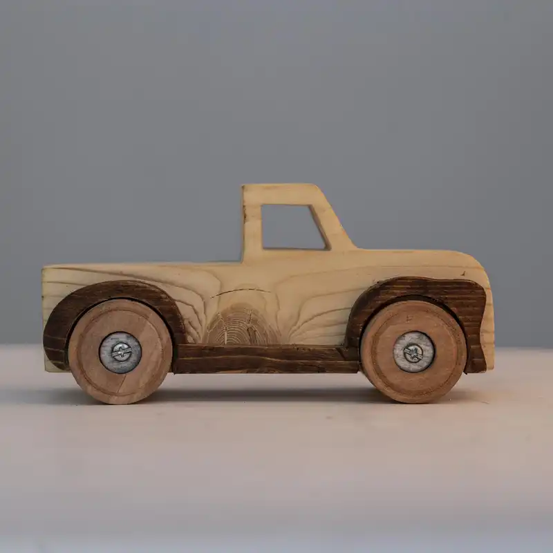 اسباب بازی چوبی مدل ماشین کد 04