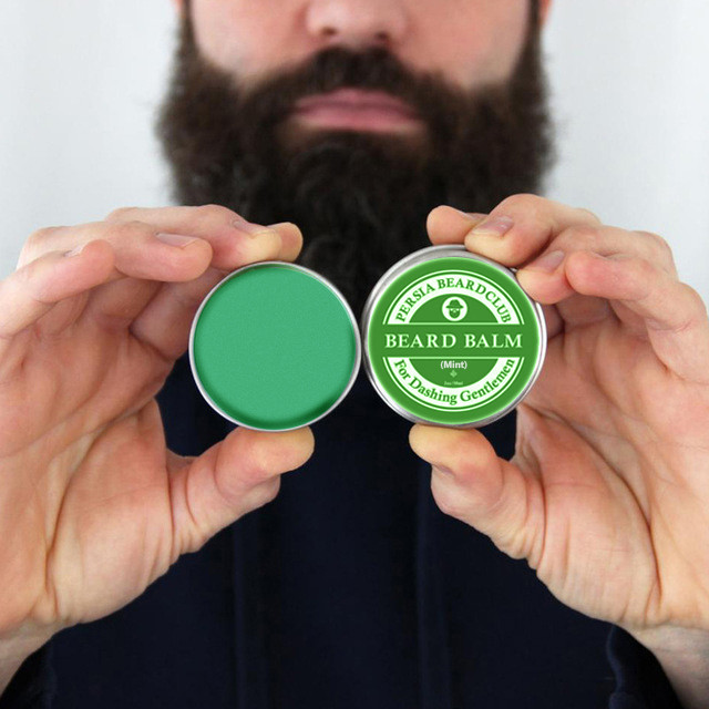 بالم حالت دهنده و نرم کننده ریش و سبیل پرشیا بیرد کلاب مدل mint وزن 50 گرم