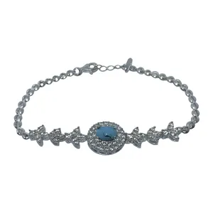 دستبند نقره زنانه کد 33