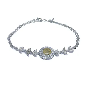 دستبند نقره زنانه کد 35