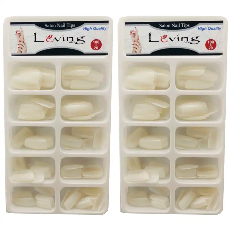 ناخن مصنوعی لاوینگ نایس مدل TNS 120 مجموعه 2 عددی