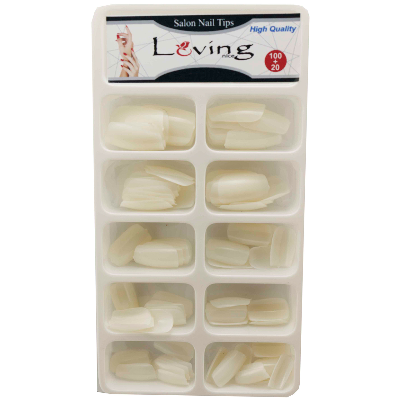 ناخن مصنوعی لاوینگ نایس مدل TNS 120 مجموعه 4 عددی