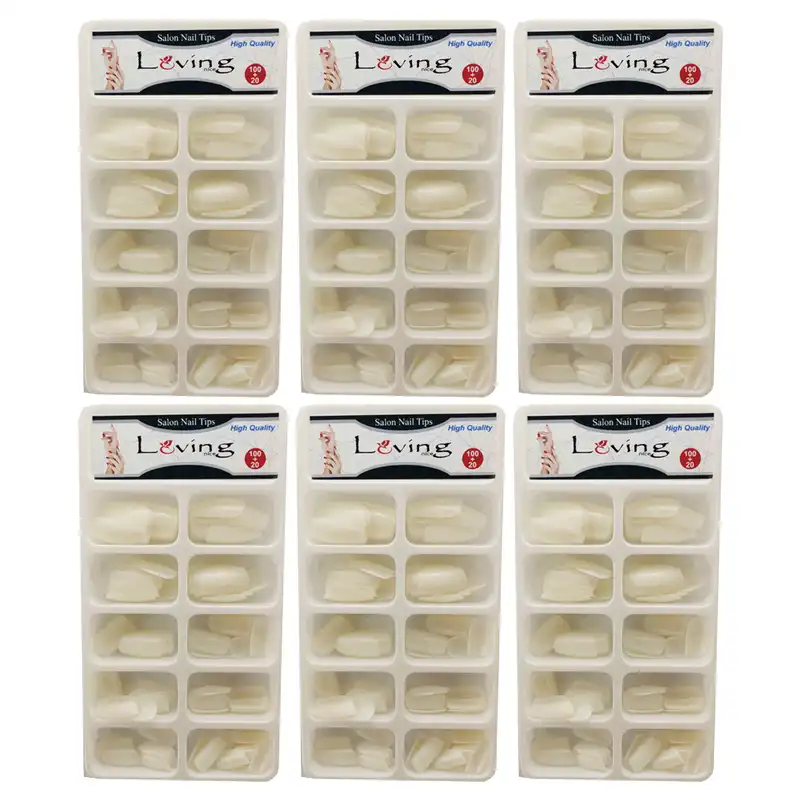 ناخن مصنوعی لاوینگ نایس مدل TNS 120 مجموعه 6 عددی