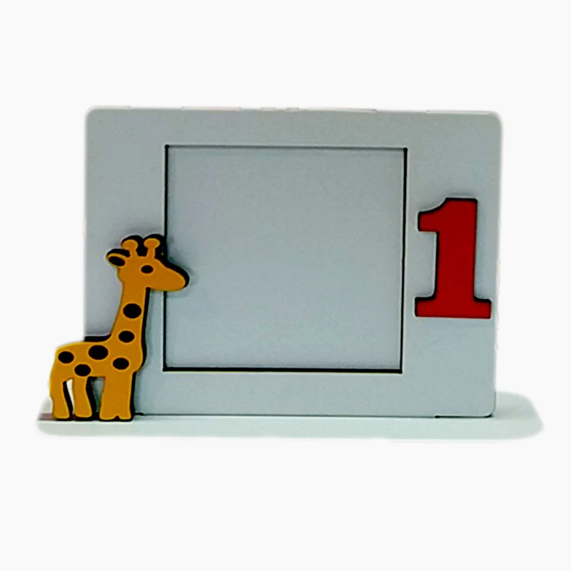 قاب عکس طرح عدد 1 مدل زرافه سایز 10×10 سانتی متر