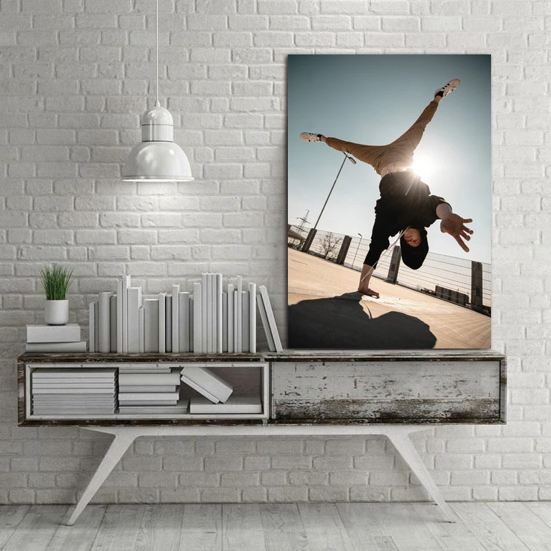 تابلو شاسی طرح حرکات ورزشی مدل هیپ هاپ کد 856