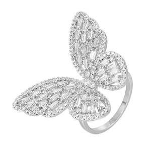 انگشتر زنانه طرح پروانه کد r3005