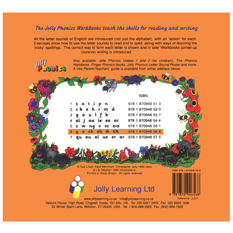 قیمت و خرید کتاب Jolly Phonics Workbook 6 اثر Sara Wernham and Sue ...